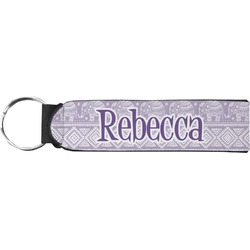 Baby Elephant Neoprene Keychain Fob (Personalized)