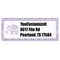Baby Elephant Mailing Label - Singular