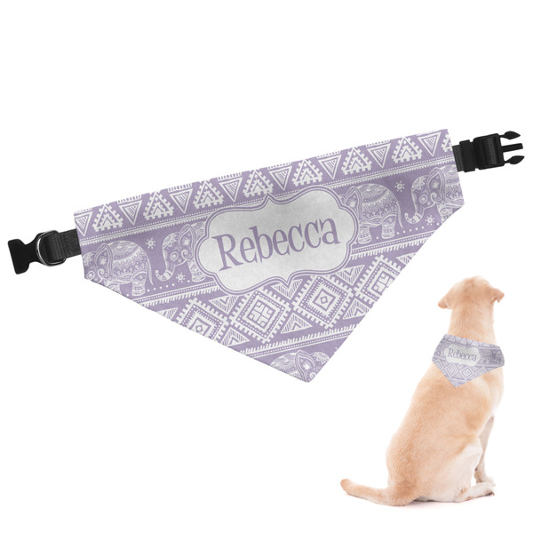 Custom Baby Elephant Dog Bandana - Large (Personalized)