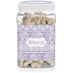 Baby Elephant Dog Treat Jar (Personalized)