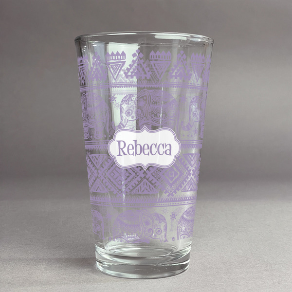 Custom Baby Elephant Pint Glass - Full Print (Personalized)