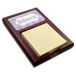 Baby Elephant Red Mahogany Sticky Note Holder (Personalized)