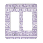 Baby Elephant Rocker Style Light Switch Cover - Two Switch