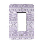 Baby Elephant Rocker Style Light Switch Cover - Single Switch