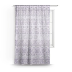 Baby Elephant Sheer Curtain - 50"x84"