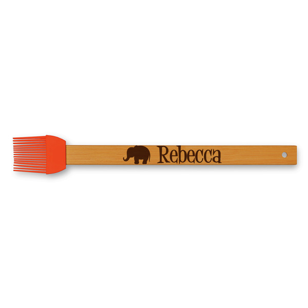 Custom Baby Elephant Silicone Brush - Red (Personalized)