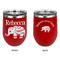 Baby Elephant Stainless Wine Tumblers - Red - Double Sided - Approval