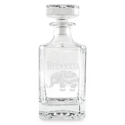 Baby Elephant Whiskey Decanter - 26 oz Square (Personalized)