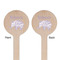 Baby Elephant Wooden 6" Stir Stick - Round - Double Sided - Front & Back