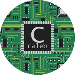 Circuit Board Multipurpose Round Labels - 1" (Personalized)