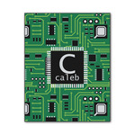 Circuit Board Wood Print - 11x14 (Personalized)