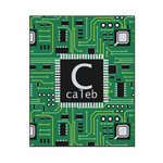 Circuit Board Wood Print - 16x20 (Personalized)