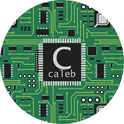 Circuit Board Multipurpose Round Labels - 2" (Personalized)