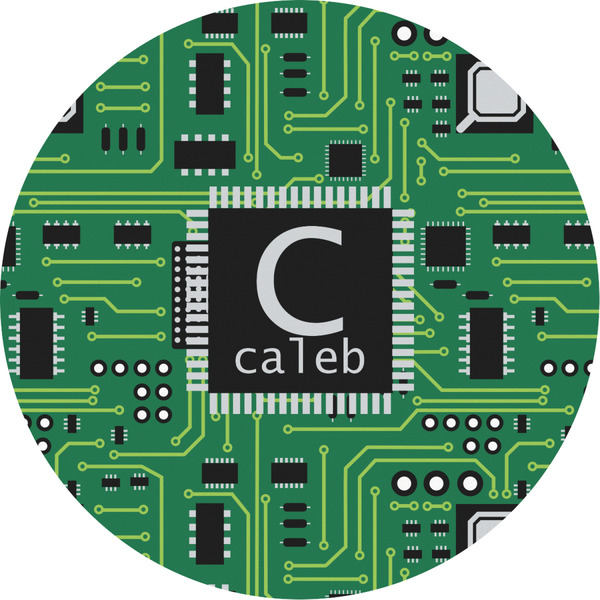 Custom Circuit Board Multipurpose Round Labels - 2" (Personalized)