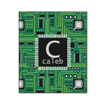 Circuit Board Wood Print - 20x24 (Personalized)