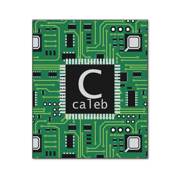 Custom Circuit Board Wood Print - 20x24 (Personalized)