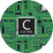 Circuit Board 3" Multipurpose Round Labels - Single Sticker