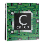 Circuit Board 3-Ring Binder - 1 inch (Personalized)