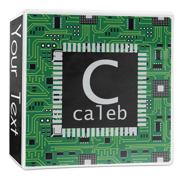 Custom Circuit Board 3-Ring Binder - 2 inch (Personalized)