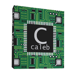 Circuit Board 3 Ring Binder - Full Wrap - 1" (Personalized)