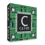 Circuit Board 3 Ring Binder - Full Wrap - 2" (Personalized)