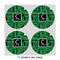 Circuit Board 4" Multipurpose Round Labels - Sheet