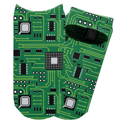 Circuit Board Adult Ankle Socks