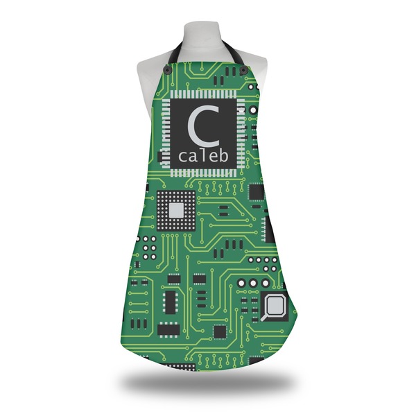 Custom Circuit Board Apron w/ Name and Initial