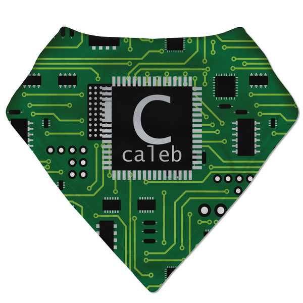 Custom Circuit Board Bandana Bib (Personalized)