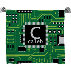 Circuit Board Bath Towel (Personalized)