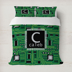 Circuit Board Duvet Cover Set - Full / Queen (Personalized)