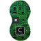 Circuit Board Burp Peanut Shaped Flat