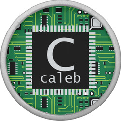 Circuit Board Cabinet Knob (Silver) (Personalized)