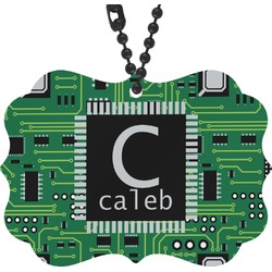 Circuit Board Rear View Mirror Decor (Personalized)