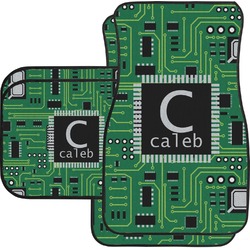 Circuit Board Car Floor Mats Set - 2 Front & 2 Back (Personalized)