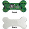 Circuit Board Ceramic Flat Ornament - Bone Front & Back Single Print (APPROVAL)