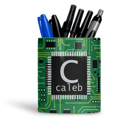 Circuit Board Ceramic Pen Holder