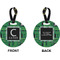 Circuit Board Circle Luggage Tag (Front + Back)