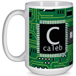 Circuit Board 15 Oz Coffee Mug - White (Personalized)