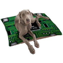 Circuit Board Dog Bed - Large w/ Name and Initial