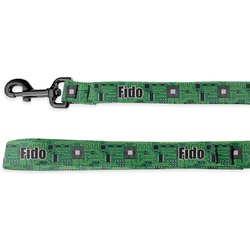 Circuit Board Deluxe Dog Leash - 4 ft (Personalized)