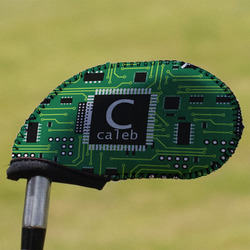 Circuit Board Golf Club Iron Cover (Personalized)