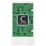 Circuit Board Guest Napkins - Full Color - Embossed Edge (Personalized)