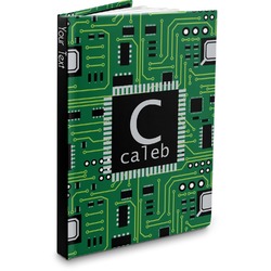 Circuit Board Hardbound Journal - 7.25" x 10" (Personalized)