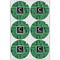 Circuit Board Icing Circle - Large - Set of 6