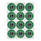 Circuit Board Icing Circle - Small - Set of 12