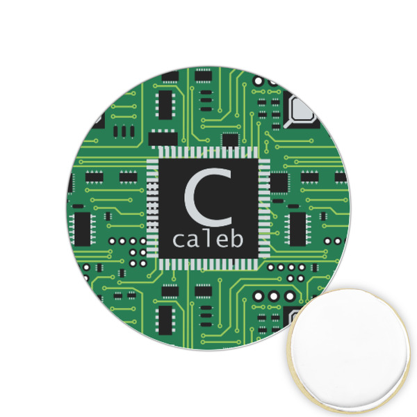 Custom Circuit Board Printed Cookie Topper - 1.25" (Personalized)