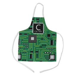 Circuit Board Kid's Apron - Medium (Personalized)