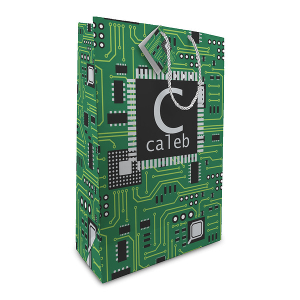 Custom Circuit Board Large Gift Bag (Personalized)