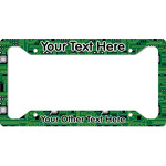 Circuit Board License Plate Frame - Style A (Personalized)